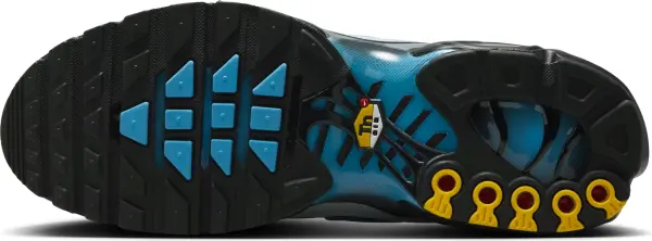 Кроссовки Nike AIR MAX PLUS бело-черно-голубые DM0032-015