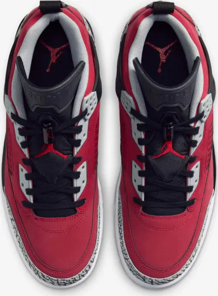Кросівки Nike JORDAN SPIZIKE LOW червоно-сіро-чорні FQ1759-600