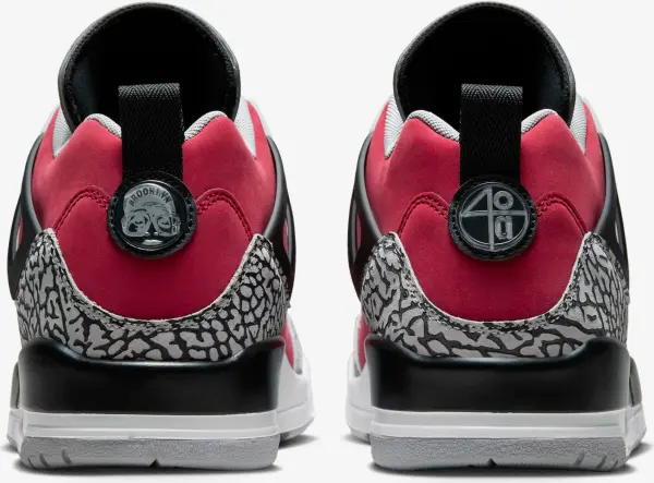 Кросівки Nike JORDAN SPIZIKE LOW червоно-сіро-чорні FQ1759-600