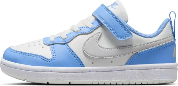 Кроссовки детские Nike COURT BOROUGH LOW RECRAFT (PS) голубо-белые DV5457-128