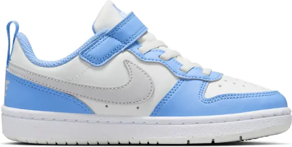 Кроссовки детские Nike COURT BOROUGH LOW RECRAFT (PS) голубо-белые DV5457-128