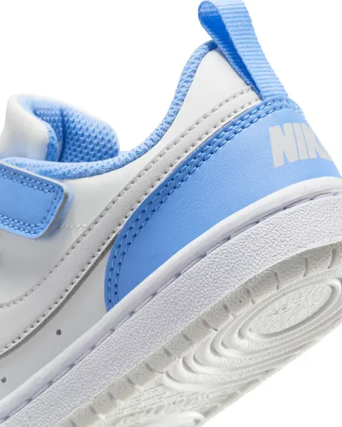 Кроссовки детские Nike COURT BOROUGH LOW RECRAFT (PS) голубо-белые DV5457-128