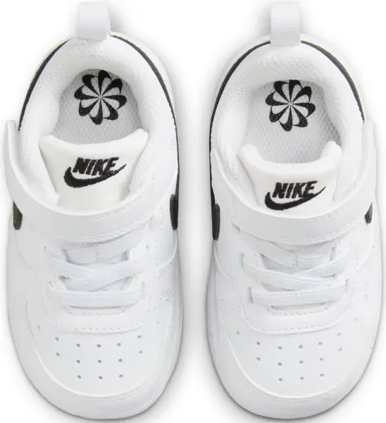 Кросівки дитячі Nike COURT BOROUGH LOW RECRAFT (TD) біло-чорні DV5458-104
