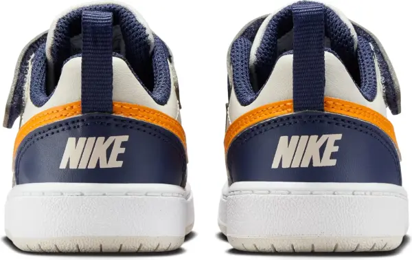 Кроссовки детские Nike COURT BOROUGH LOW RECRAFT (TD) темно-сине-оранжево-кремовые DV5458-126