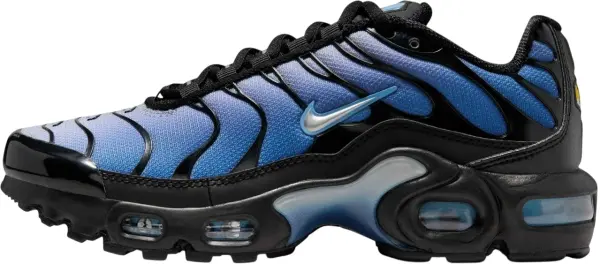 Кроссовки подростковые Nike AIR MAX PLUS (GS) голубо-черные IB2867-001