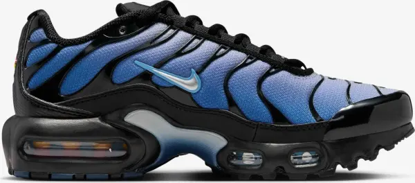 Кроссовки подростковые Nike AIR MAX PLUS (GS) голубо-черные IB2867-001