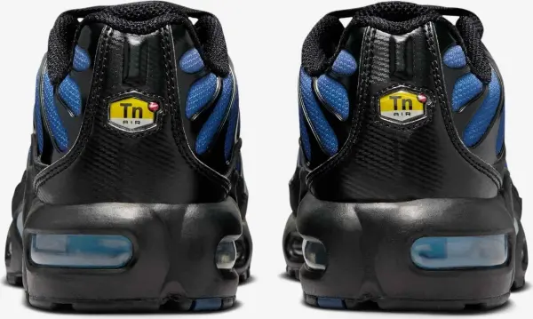 Кроссовки подростковые Nike AIR MAX PLUS (GS) голубо-черные IB2867-001