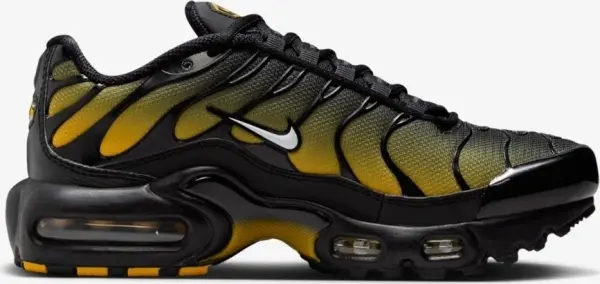 Кросівки підліткові Nike AIR MAX PLUS (GS) жовто-чорні IB2870-001