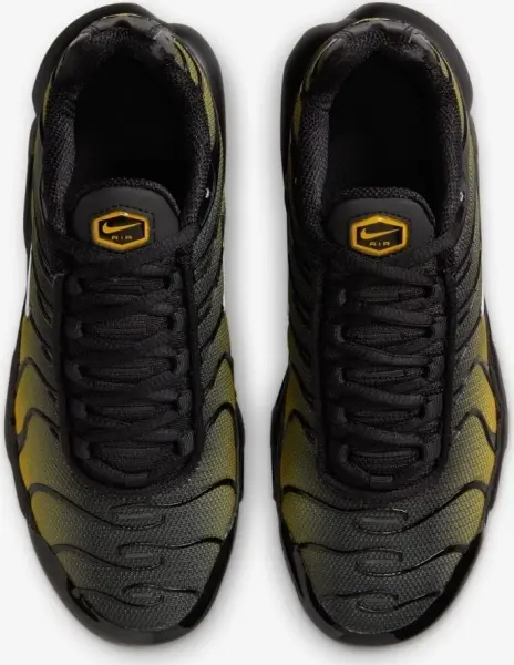 Кросівки підліткові Nike AIR MAX PLUS (GS) жовто-чорні IB2870-001