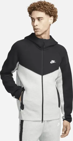 Спортивный костюм Nike SPORTSWEAR TECH FLEECE серо-черный FB7921-064__FB8002-064