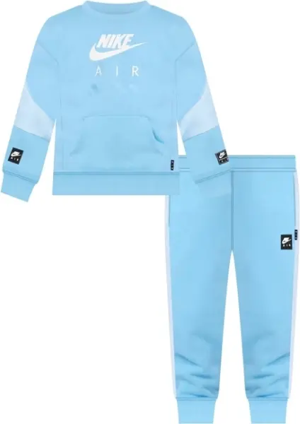 Спортивний костюм дитячий Nike SPORTSWEAR AIR FLEECE блакитний 86M846-B9F