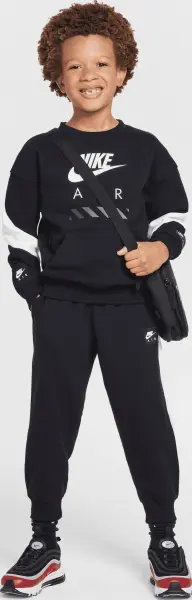 Спортивний костюм дитячий Nike SPORTSWEAR AIR FLEECE чорно-білий 86M846-023