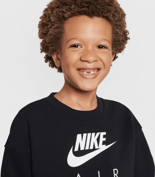 Спортивний костюм дитячий Nike SPORTSWEAR AIR FLEECE чорно-білий 86M846-023