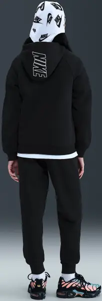 Спортивний костюм підлітковий Nike SPORTSWEAR CLUB FLEECE чорно-білий HQ9318-010