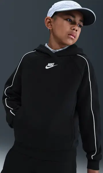 Спортивний костюм підлітковий Nike SPORTSWEAR CLUB FLEECE чорно-білий HQ9318-010