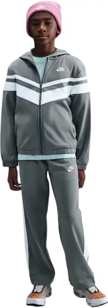 Спортивний костюм підлітковий Nike SPORTSWEAR DRI-FIT HOODED сіро-білий HQ9316-084