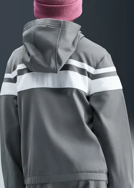 Спортивний костюм підлітковий Nike SPORTSWEAR DRI-FIT HOODED сіро-білий HQ9316-084
