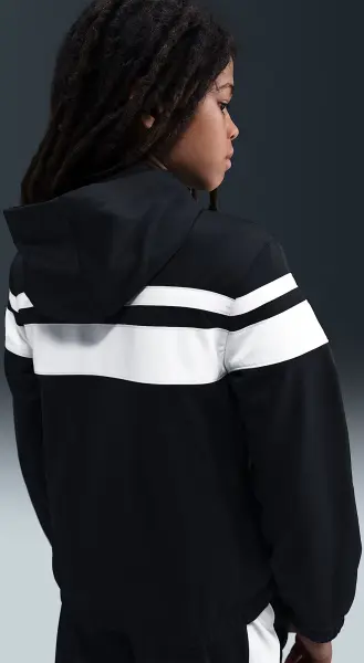 Спортивный костюм подростковый Nike SPORTSWEAR DRI-FIT HOODED черно-белый HQ9316-010