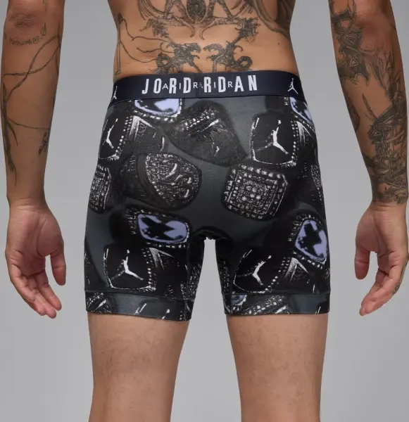 Трусы (боксерки) Nike AIR JORDAN FLIGHT MVP 2-PACK BOXER BRIEFS светло-серые, темно-серые (2 штуки) JM0744-G0T