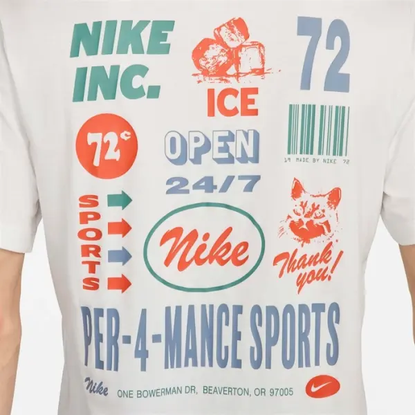 Футболка Nike DRI-FIT FITNESS GFX кремова FV8366-133