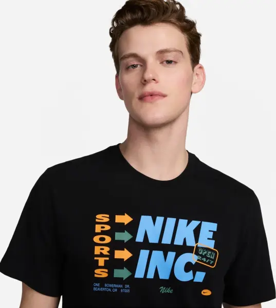 Футболка Nike DRI-FIT FITNESS чорна FV8360-010