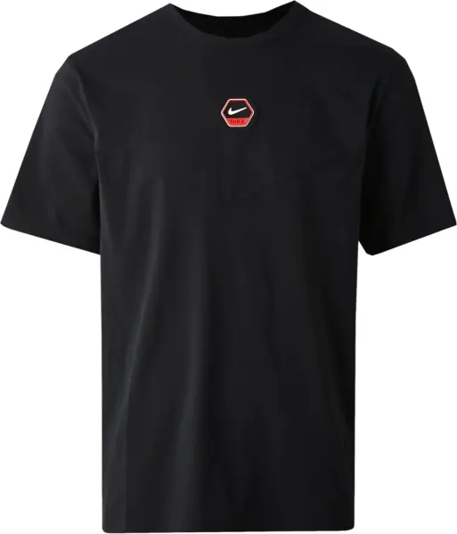 Футболка Nike DRI-FIT черно-красная IH4288-010