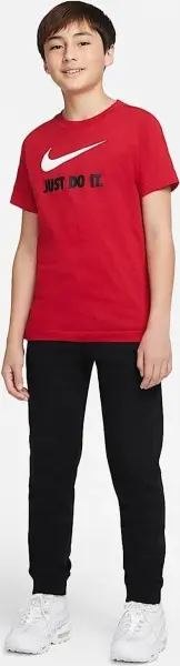 Футболка підліткова Nike SPORTSWEAR JDI SWOOSH червона AR5249-687