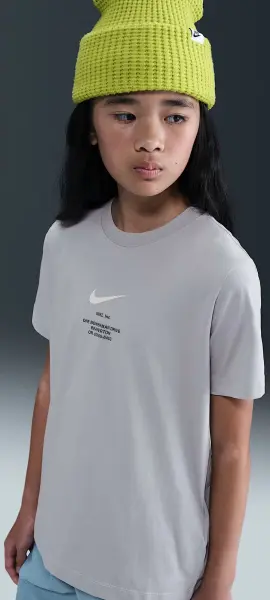 Футболка підліткова Nike SPORTSWEAR сіра IH5202-077