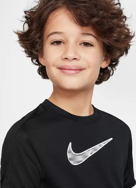 Футболка подростковая Nike TROPHY23 DRI-FIT черная HF8079-010