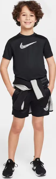 Футболка подростковая Nike TROPHY23 DRI-FIT черная HF8079-010