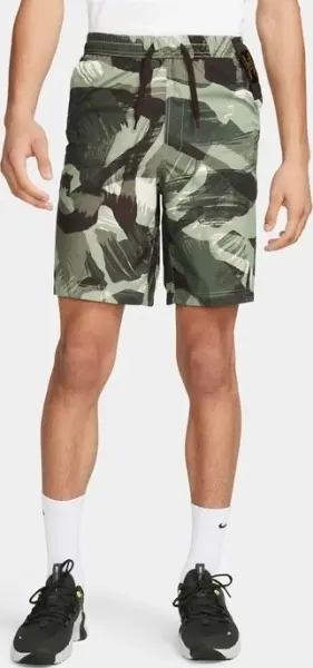 Шорти Nike FORM DRI-FIT 23CM UNLINED VERSATILE оливково-зелений камуфляж FN3046-386