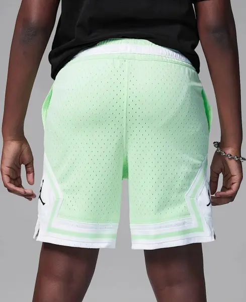 Шорти підліткові Nike JORDAN SPORT DRI-FIT DIAMOND салатово-білі 95D313-E2E