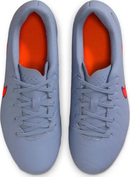 Бутсы детские Nike JR TIEMPO LEGEND 10 CLUB FG/MG дымчато-голубо-оранжевые DV4352-402