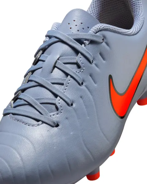Бутсы детские Nike JR TIEMPO LEGEND 10 CLUB FG/MG дымчато-голубо-оранжевые DV4352-402