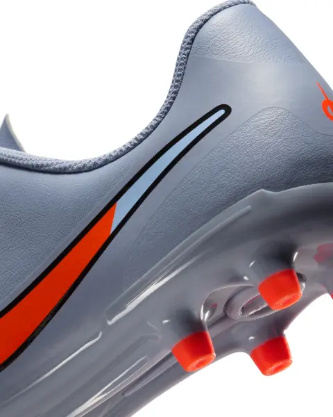 Бутсы детские Nike JR TIEMPO LEGEND 10 CLUB FG/MG дымчато-голубо-оранжевые DV4352-402