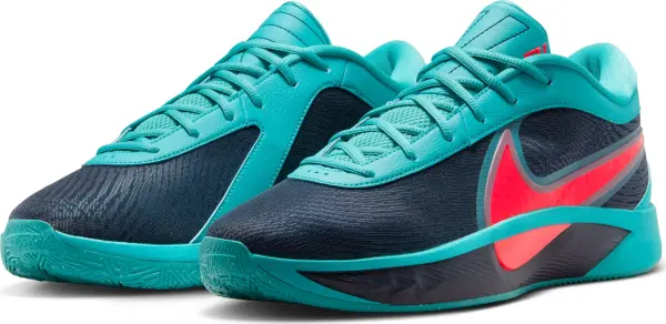 Кросівки баскетбольні Nike GIANNIS FREAK 6 бірюзово-темно-бірюзово-червоні FJ7792-300