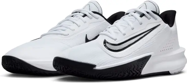 Кросівки баскетбольні Nike PRECISION 7 біло-чорні FN4322-101