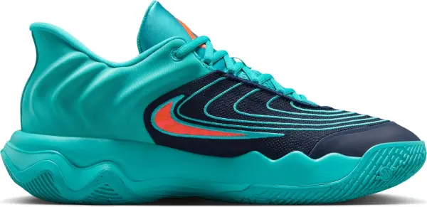 Кросівки баскетбольні Nike GIANNIS IMMORTALITY 4 темно-синьо-бірюзово-помаранчеві FQ3680-302