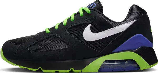 Кросівки Nike AIR 180 QS чорно-салатово-сині FZ3058-001