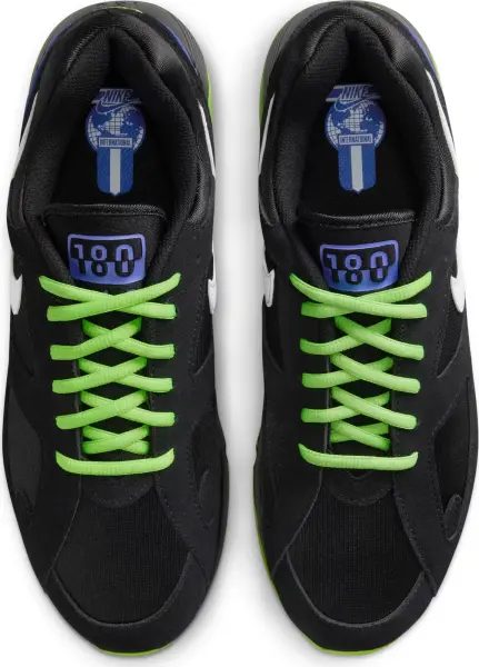 Кросівки Nike AIR 180 QS чорно-салатово-сині FZ3058-001