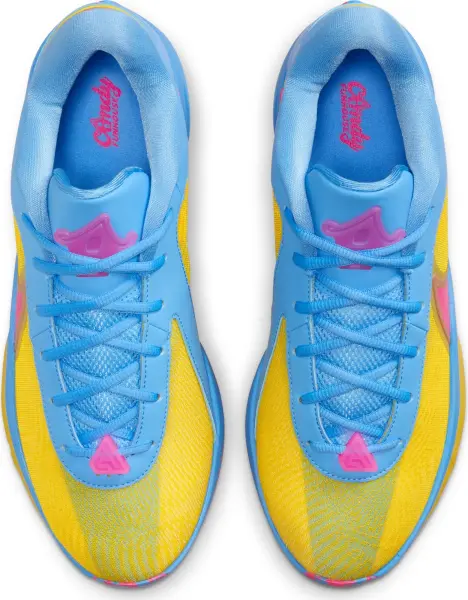 Кросівки баскетбольні Nike GIANNIS FREAK 6 NRG "CANDY FUNHOUSE" жовто-блакитно-рожеві HF1820-700