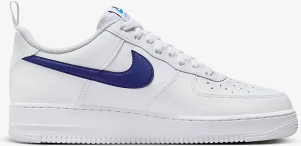 Кроссовки Nike AIR FORCE 1 '07 бело-темно-синие HF3836-100