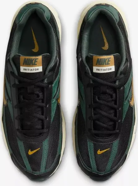Кросівки Nike INITIATOR чорно-темно-зелено-жовті HQ3611-010