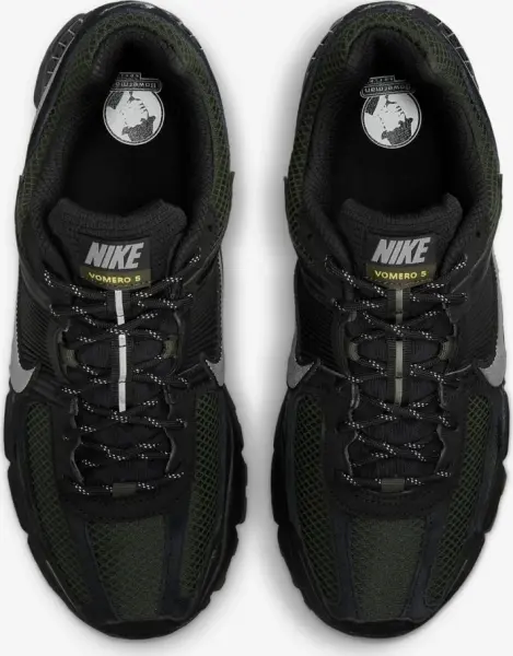 Кросівки Nike ZOOM VOMERO 5 чорно-темно-зелено-сірі HV2527-001