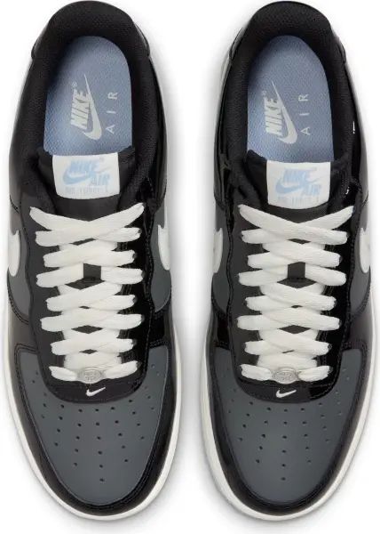 Кросівки Nike AIR FORCE 1 '07 чорно-біло-блакитні IB7676-001