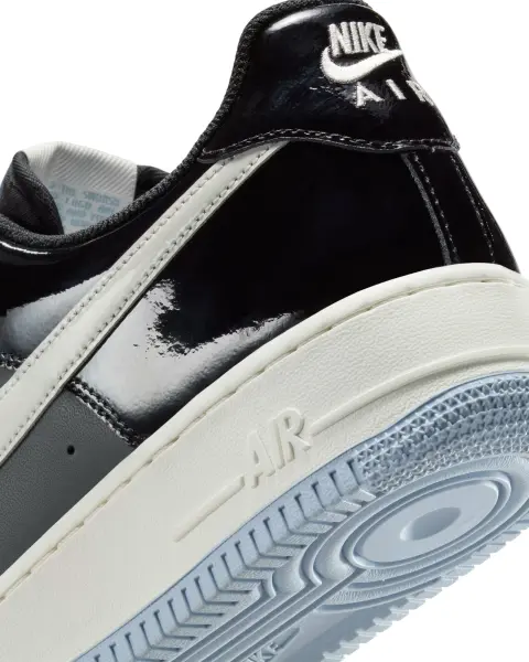 Кросівки Nike AIR FORCE 1 '07 чорно-біло-блакитні IB7676-001