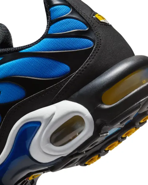 Кроссовки Nike AIR MAX PLUS OG сине-черно-желтые DX0755-001