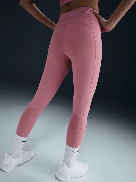 Лосины женские Nike PRO DRI-FIT MID-RISE 7/8 GRAPHIC розовые HJ1219-699