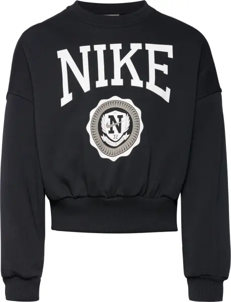 Світшот підлітковий Nike SPORTSWEAR CLUB FRENCH TERRY чорний HJ3373-010