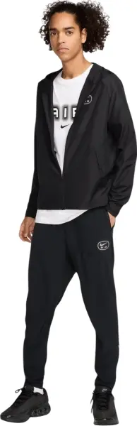 Спортивный костюм Nike AIR черно-темно-зеленый HM0187-011__HM0189-011